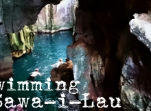 Swimming Sawa-i-Lau (the Yasawas’ worst kept secret…)